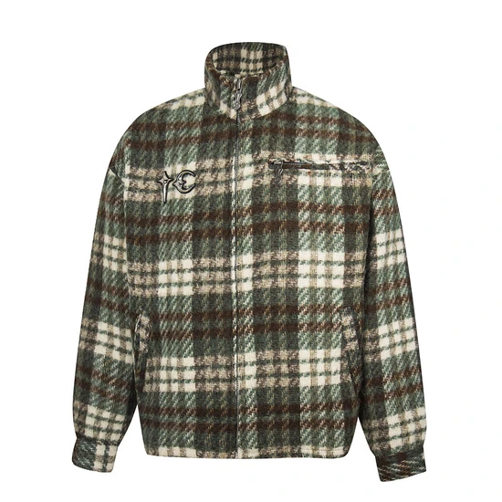 Thug Club Logo Check Plaid Jacket サグ クラブ ロゴ チェック プレイド ジャケット