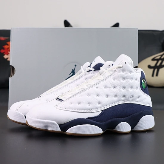 Nike Air Jordan 13 Retro White and Midnight Navy 414571-140 ナイキ エアジョーダン13 レトロ ホワイト アンド ミッドナイトネイビー