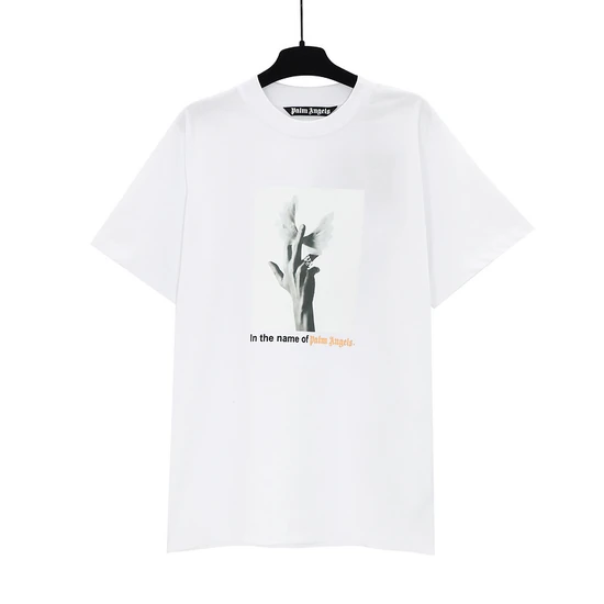 Palm Angels Logo Graphic Crew Neck T-Shirt パーム エンジェルス ロゴ グラフィック クルーネック Tシャツ
