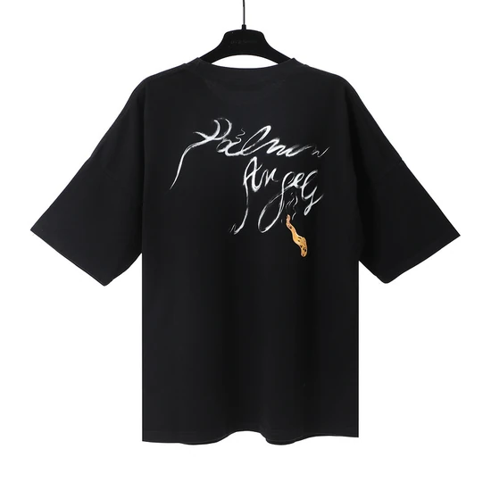 Palm Angels Logo Graphic Oversized Crew Neck T-Shirt パーム エンジェルス ロゴ グラフィック オーバーサイズド クルーネック Tシャツ