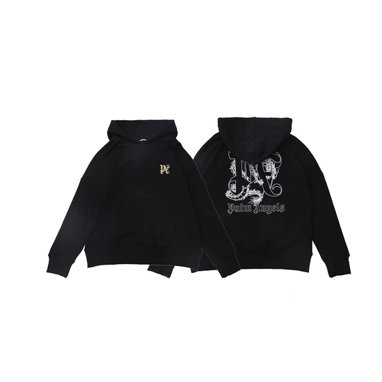 Palm Angels Logo Zip-Up Hoodie パーム エンジェルス ロゴ ジップアップ パーカー