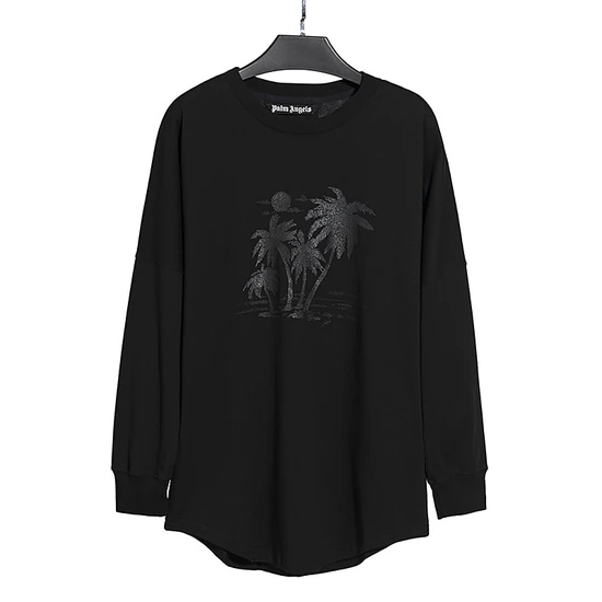 Palm Angels Logo Palm Trees Long Sleeve T-Shirt パーム エンジェルス ロゴ パーム ツリーズ ロングスリーブ Tシャツ
