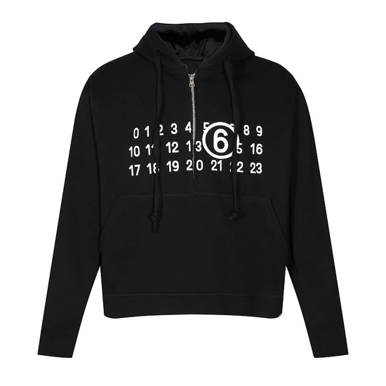 Maison Margiela Logo Zip-Up Hoodie メゾン マルジェラ ロゴ ジップアップ パーカー