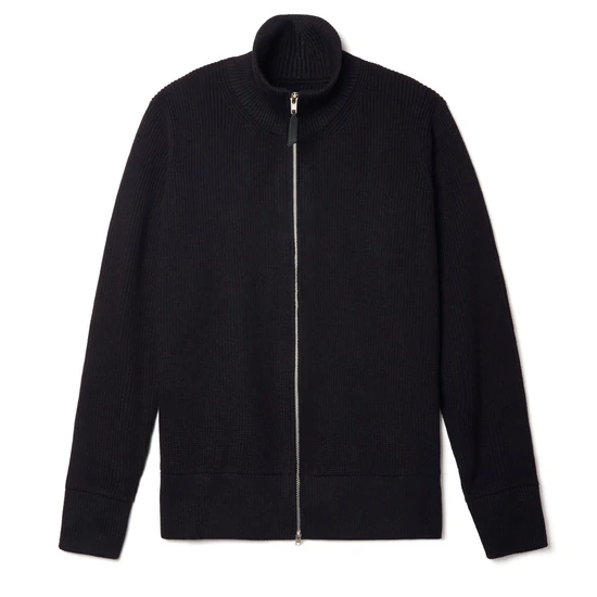 Maison Margiela Logo Full-Zip Turtleneck Sweater メゾン マルジェラ ロゴ フルジップ タートルネック セーター