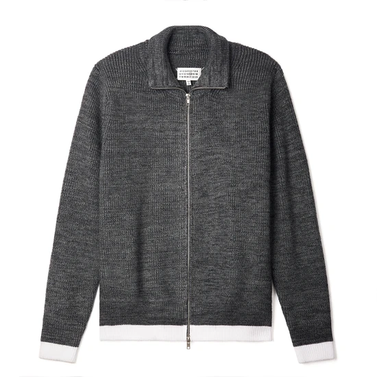 Maison Margiela Logo Half-Zip Sweater メゾン マルジェラ ロゴ ハーフジップ セーター