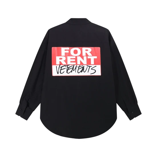 Vetements Logo Long Sleeve Shirt ヴェトモン ロゴ ロングスリーブ シャツ