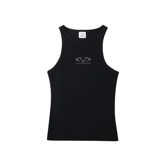 Vetements Logo Crew Neck Tank Top ヴェトモン ロゴ クルーネック タンク トップ