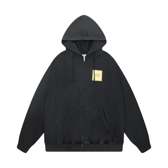 Vetements Logo Zip-Up Hoodie ヴェトモン ロゴ ジップアップ パーカー