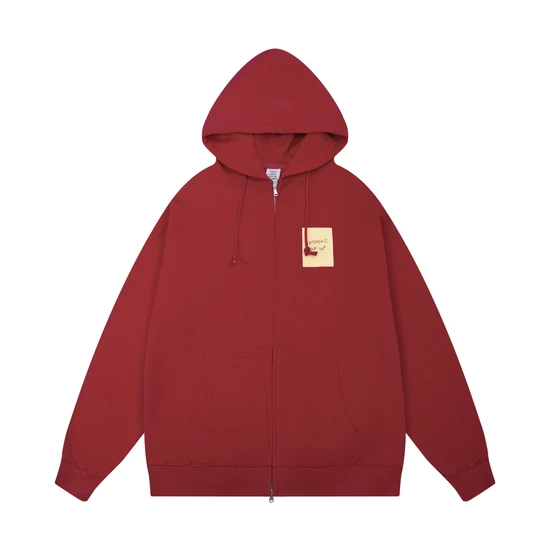Vetements Logo Zip-Up Hoodie ヴェトモン ロゴ ジップアップ パーカー