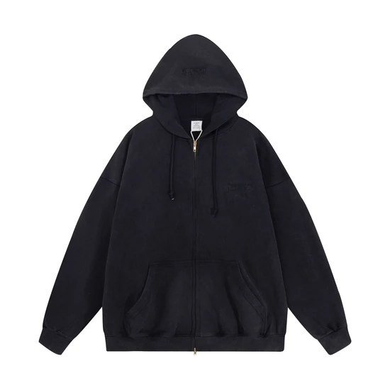 Vetements Logo Zip-Up Hoodie ヴェトモン ロゴ ジップアップ パーカー