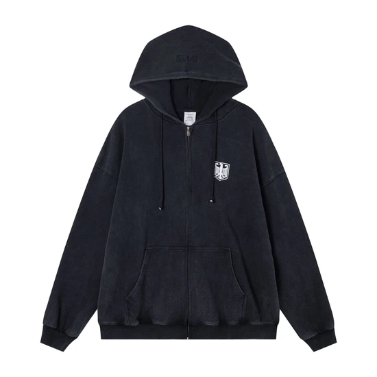 Vetements Logo Zip-Up Hoodie ヴェトモン ロゴ ジップアップ パーカー