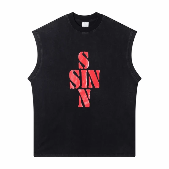 Vetements Logo Sleeveless T-Shirt ヴェトモン ロゴ スリーブレス Tシャツ