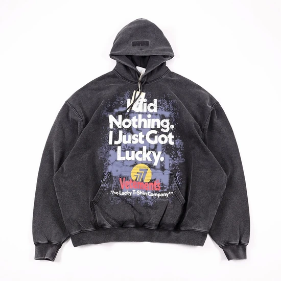 Vetements Logo Graphic Hoodie ヴェトモン ロゴ グラフィック パーカー