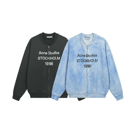 Acne Studios Logo Tie-Dye Zip-Up Sweatshirt アクネ ストゥディオズ ロゴ タイダイ ジップアップ スウェットシャツ