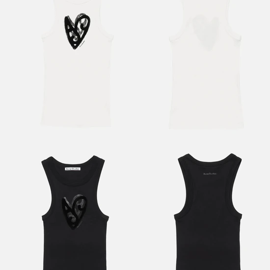 Acne Studios Logo Crew Neck Tank Top アクネ ストゥディオズ ロゴ クルーネック タンク トップ