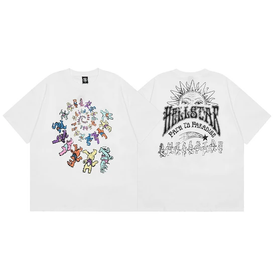 Hellstar Character Spiral Graphic T-Shirt ヘルスター キャラクター スパイラル グラフィック Tシャツ