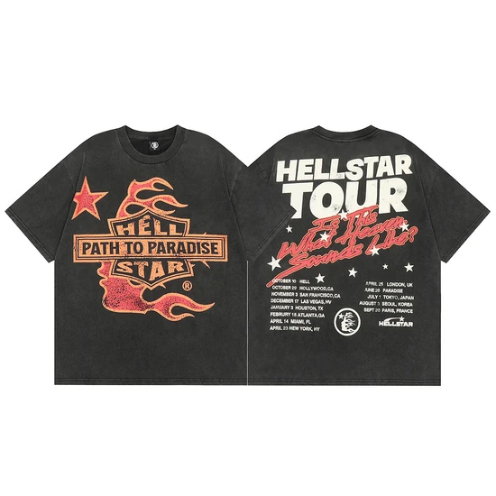 Hellstar Hell Star Path to Paradise Graphic T-Shirt ヘルスター パス トゥ パラダイス グラフィック Tシャツ