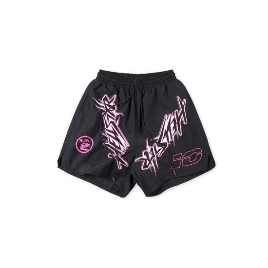 Hellstar Neon Graphic Print Shorts ヘルスター ネオン グラフィック プリント ショーツ