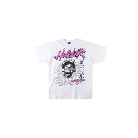 Hellstar Portrait Graphic Flames T-Shirt ヘルスター ポートレート グラフィック フレームス Tシャツ