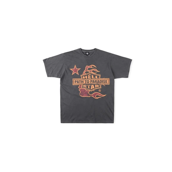 Hellstar Path to Paradise Flame Graphic T-Shirt ヘルスター パス トゥ パラダイス フレイム グラフィック Tシャツ