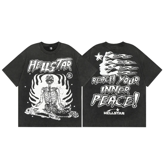Hellstar Skeleton Graphic T-Shirt ヘルスター スケルトン グラフィック Tシャツ