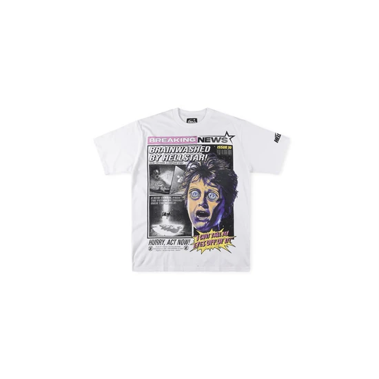Hellstar Breaking News T-Shirt ヘルスター ブレイキング ニュース Tシャツ