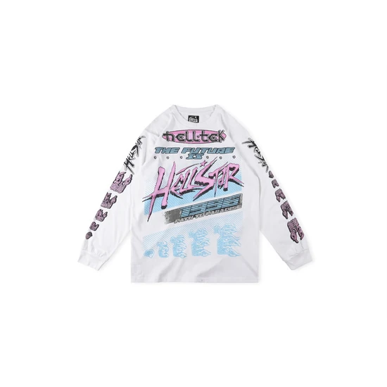 Hellstar Graphic Print Long Sleeve T-Shirt ヘルスター グラフィック プリント ロングスリーブ Tシャツ