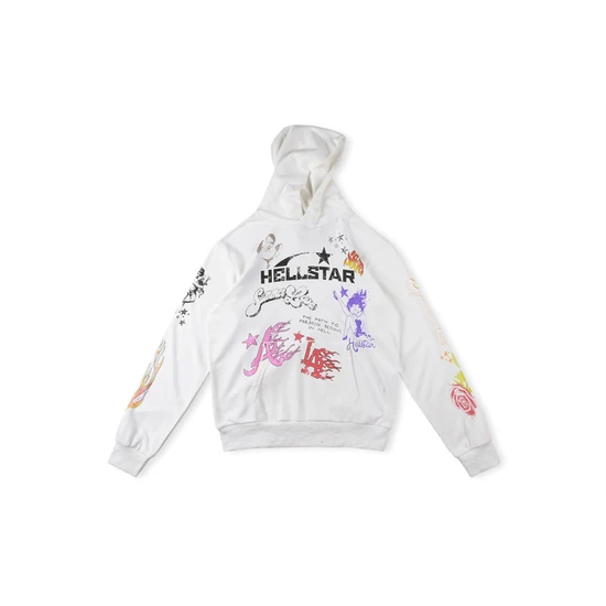 Hellstar Graphic Print Hoodie ヘルスター グラフィック プリント パーカー