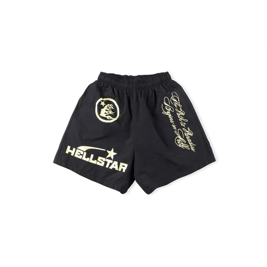 Hellstar Logo Graphic Script Print Shorts ヘルスター ロゴ グラフィック スクリプト プリント ショーツ