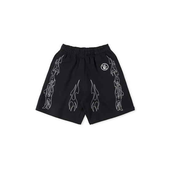 Hellstar Flame Graphic Logo Shorts ヘルスター フレーム グラフィック ロゴ ショーツ