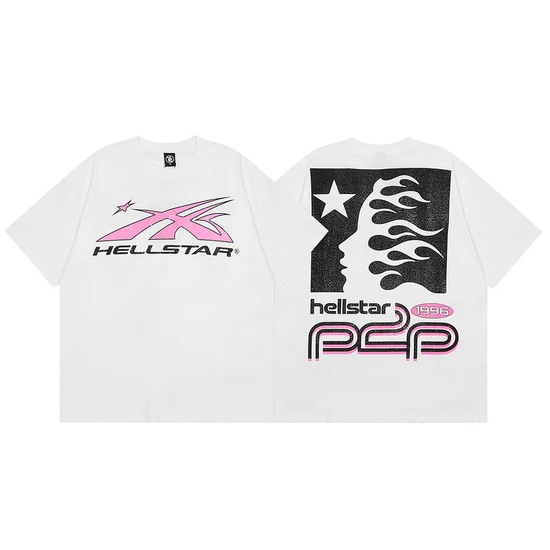 Hellstar Flame Profile Graphic T-Shirt ヘルスター フレーム プロフィール グラフィック Tシャツ