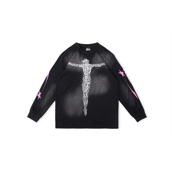 Hellstar Cross Graphic Sweatshirt ヘルスター クロス グラフィック スウェットシャツ