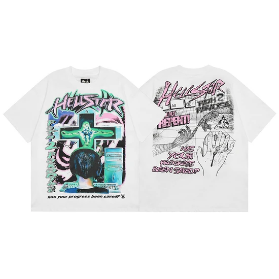 Hellstar Computer Room Graphic T-Shirt ヘルスター コンピューター ルーム グラフィック Tシャツ