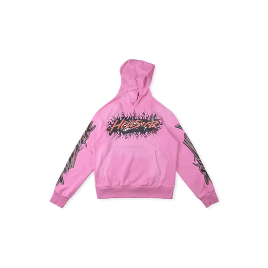 Hellstar Flame Graphic Hoodie ヘルスター フレイム グラフィック パーカー