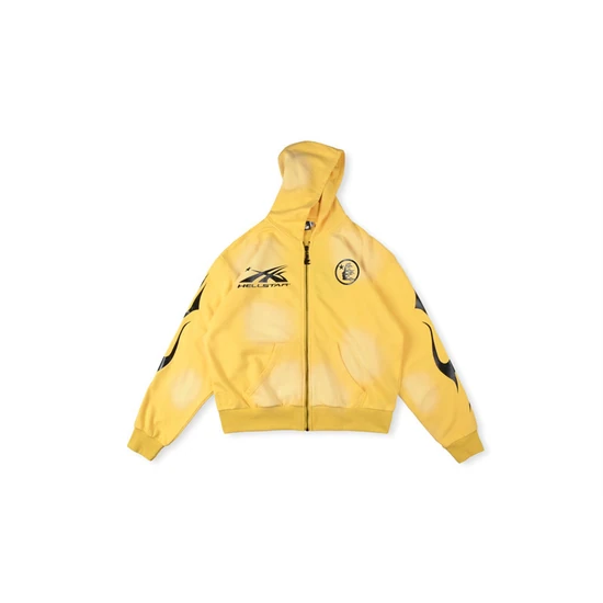 Hellstar Logo Graphic Zip-Up Hoodie ヘルスター ロゴ グラフィック ジップアップ パーカー