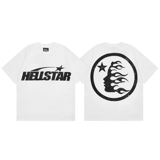 Hellstar Flaming Head Graphic T-Shirt ヘルスター フレーミング ヘッド グラフィック Tシャツ