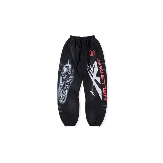 Hellstar Skull Graphic, Logo Print Sweatpants ヘルスター スカル グラフィック ロゴ プリント スウェットパンツ
