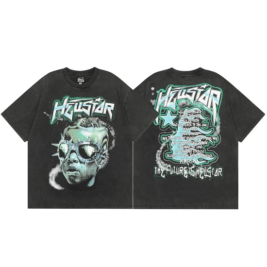 Hellstar Portrait Graphic Back Print T-Shirt ヘルスター ポートレート グラフィック バック プリント Tシャツ