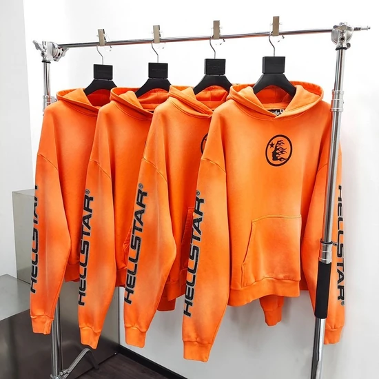 Hellstar Flame Head Graphic Hoodie ヘルスター フレーム ヘッド グラフィック パーカー
