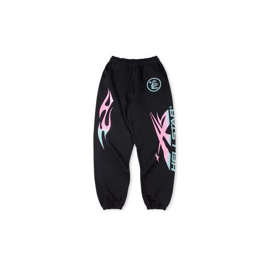 Hellstar Flame Graphic Logo Sweatpants ヘルスター フレイム グラフィック ロゴ スウェットパンツ