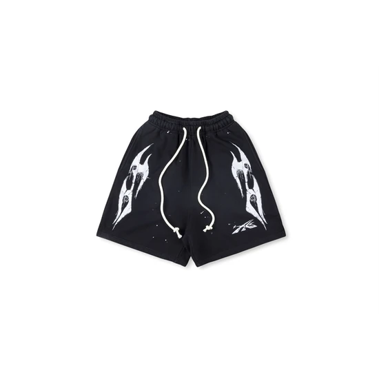 Hellstar Flame Graphic Shorts ヘルスター フレーム グラフィック ショーツ