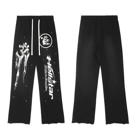 Hellstar Celestial Angel Graphic Sweatpants ヘルスター セレスティアル エンジェル グラフィック スウェットパンツ