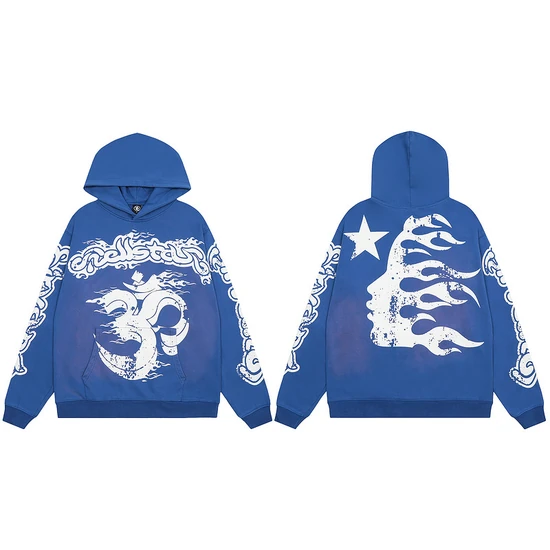 Hellstar Demon Face Graphic Hoodie ヘルスター デーモン フェイス グラフィック パーカー