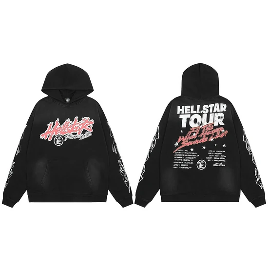 Hellstar World Tour Graphic Hoodie ヘルスター ワールド ツアー グラフィック パーカー