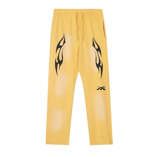 Hellstar Tribal Flame Graphic Track Pants ヘルスター トライバル フレーム グラフィック トラック パンツ