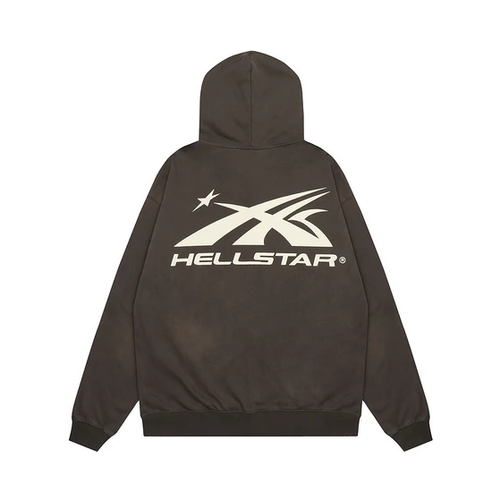Hellstar Star Graphic Logo Zip-Up Hoodie ヘルスター スター グラフィック ロゴ ジップアップ パーカー
