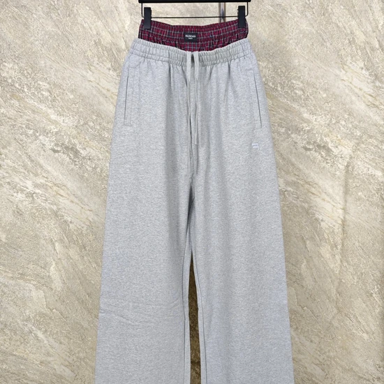 Balenciaga Plaid Waistband Sweatpants バレンシアガ プレイド ウエストバンド スウェットパンツ