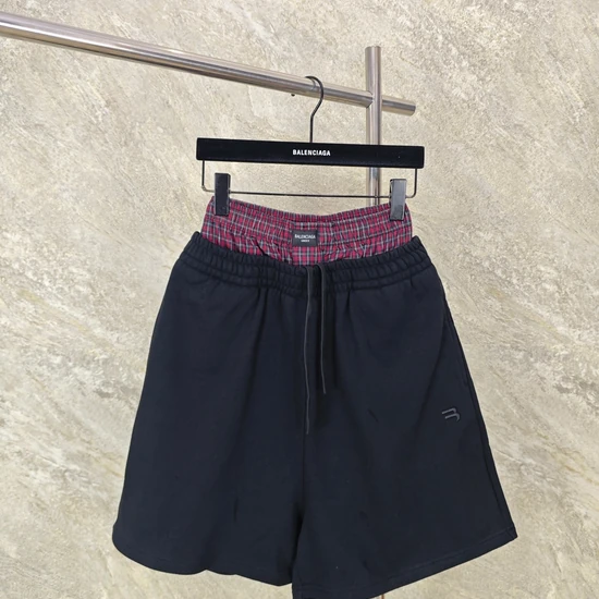 Balenciaga Tartan Check Waistband Shorts バレンシアガ タータン チェック ウエストバンド ショーツ