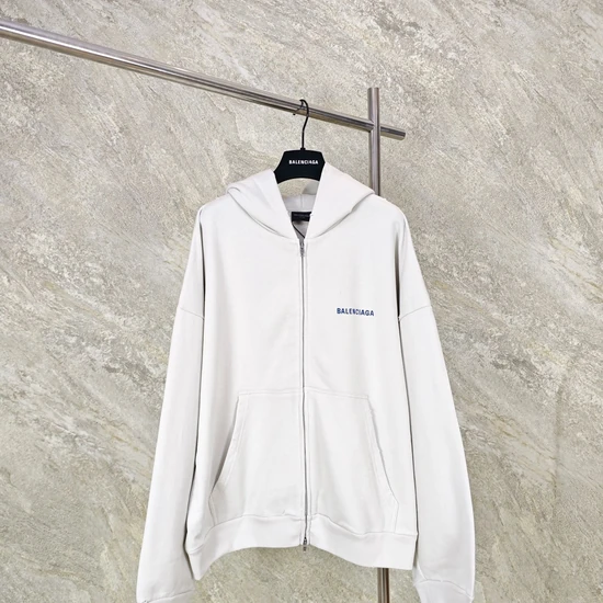 Balenciaga Logo Zip-Up Hoodie バレンシアガ ロゴ ジップアップ パーカー