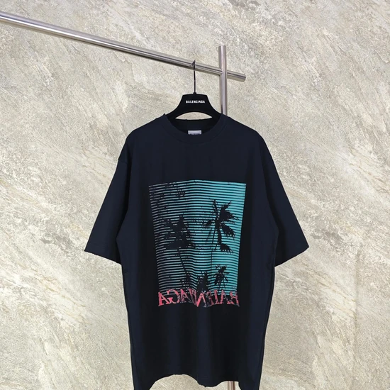 Balenciaga Palm Tree Graphic T-Shirt バレンシアガ パーム ツリー グラフィック Tシャツ